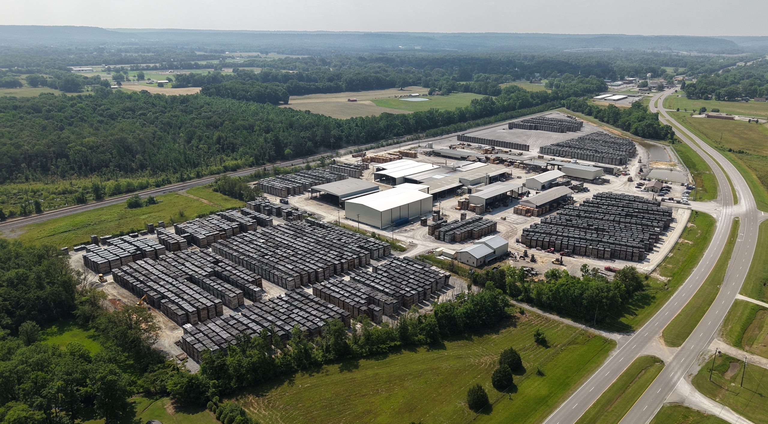 McCord Tie and Timber Ariel Photo