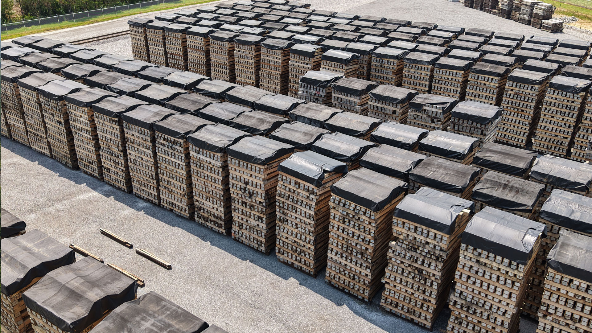 Stacks of Railroad Ties